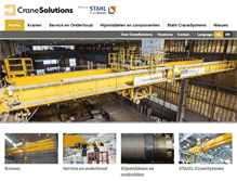 Tablet Screenshot of cranesolutions.nl